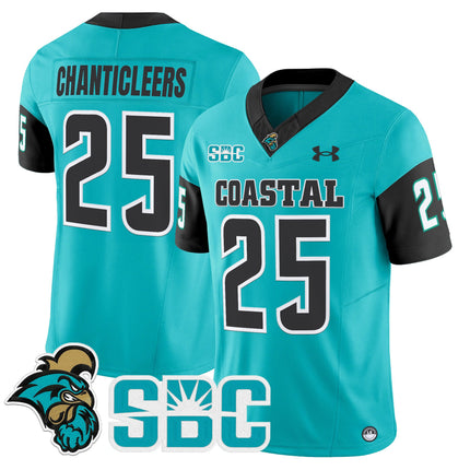 Men's Coastal Carolina Chanticleers 2025 Vapor Limited Jersey - All Stitched