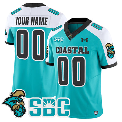 Coastal Carolina Chanticleers 2025 Vapor Limited Custom Jersey - All Stitched
