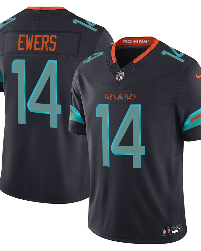 Men's Miami Dolphins 2025 "Rivalries" Vapor Limited Jersey - All Stitched