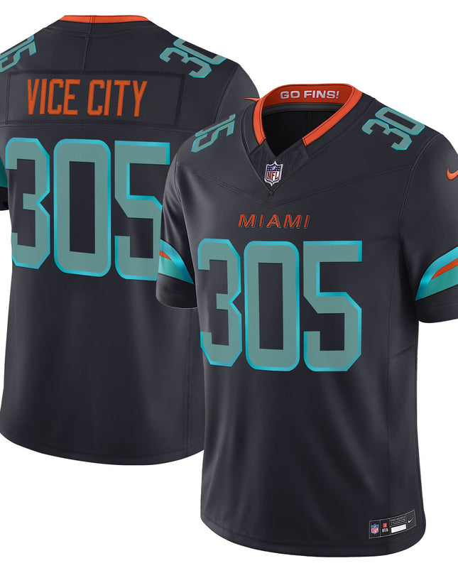 Men's Miami Dolphins 2025 "Rivalries" Vapor Limited Jersey - All Stitched