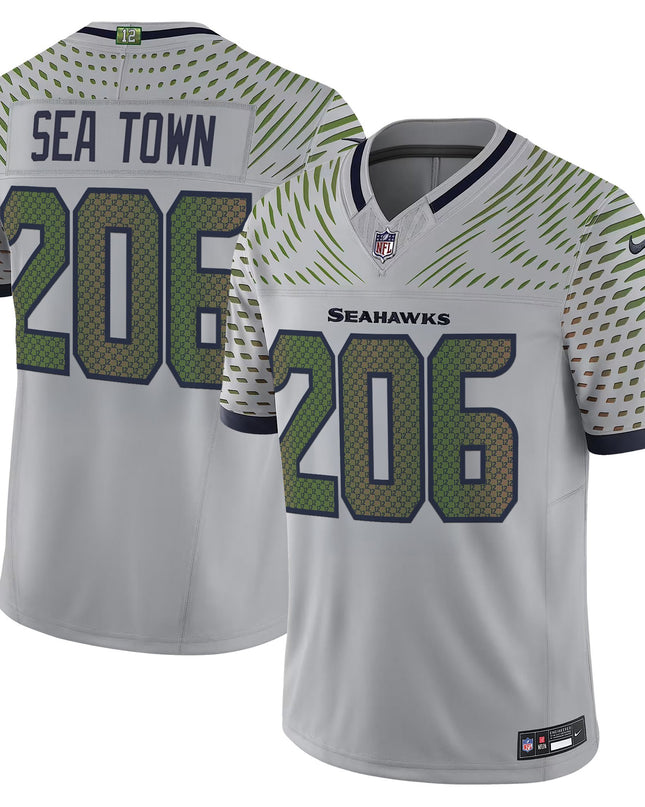 Men's Seattle Seahawks 2025 "Rivalries" Vapor Limited Jersey - All Stitched