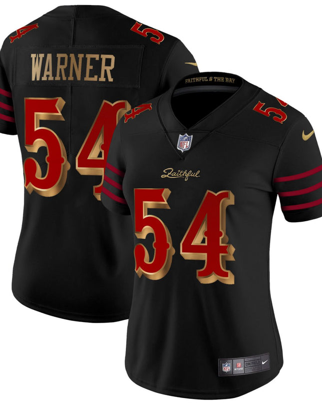 Women's Fred Warner San Francisco 49ers 2025 “Rivalries” Vapor Limited Jersey - All Stitched