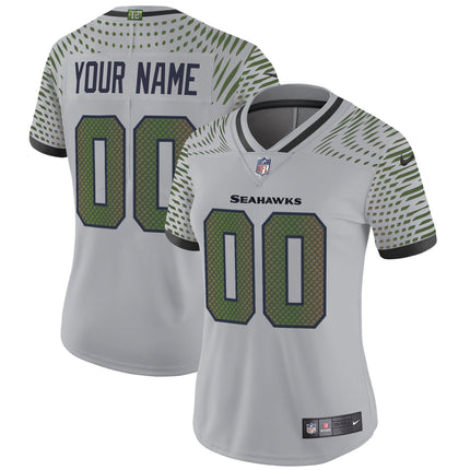 Seattle Seahawks 2025 "Rivalries" Vapor Limited Custom Jersey - All Stitched