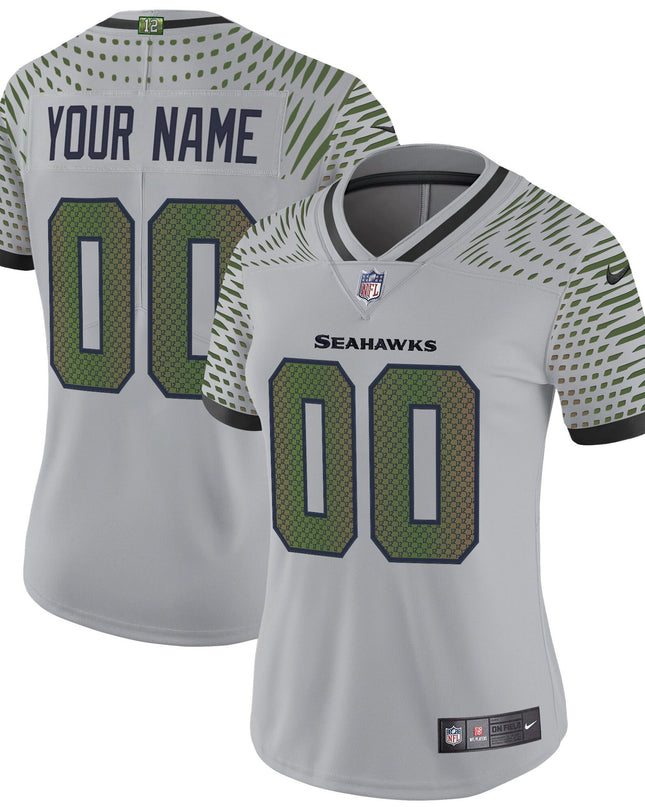Seattle Seahawks 2025 "Rivalries" Vapor Limited Custom Jersey - All Stitched