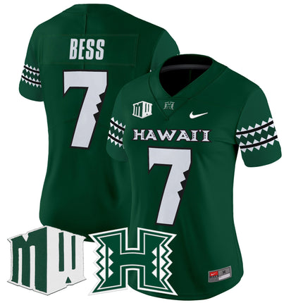 Women's Hawai'i Rainbow Warriors 2025 Vapor Limited Jersey - All Stitched
