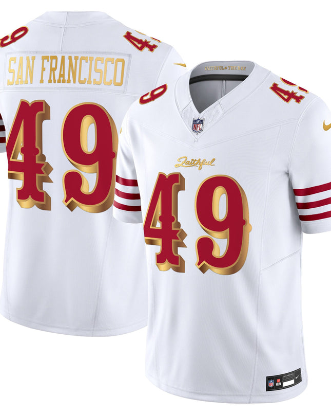 Men's San Francisco 49ers 2025 “Rivalries” Vapor Limited Jersey - All Stitched