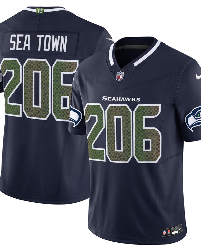 Men's Seattle Seahawks 2025 "Rivalries" Vapor Limited Jersey - All Stitched