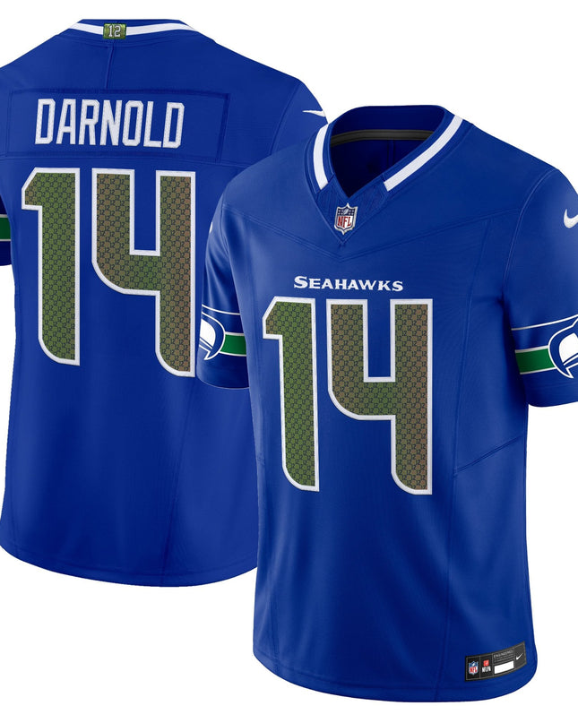 Men's Seattle Seahawks 2025 "Rivalries" Vapor Limited Jersey - All Stitched