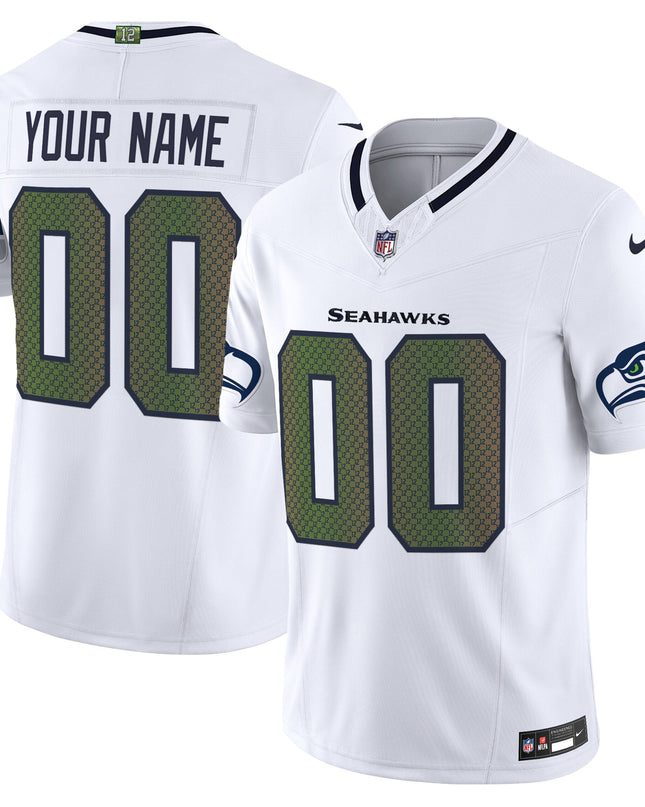 Seattle Seahawks 2025 "Rivalries" Vapor Limited Custom Jersey - All Stitched