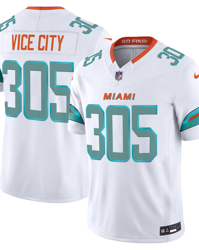 Men's Miami Dolphins 2025 "Rivalries" Vapor Limited Jersey - All Stitched