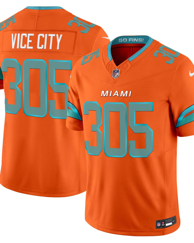 Men's Miami Dolphins 2025 "Rivalries" Vapor Limited Jersey - All Stitched