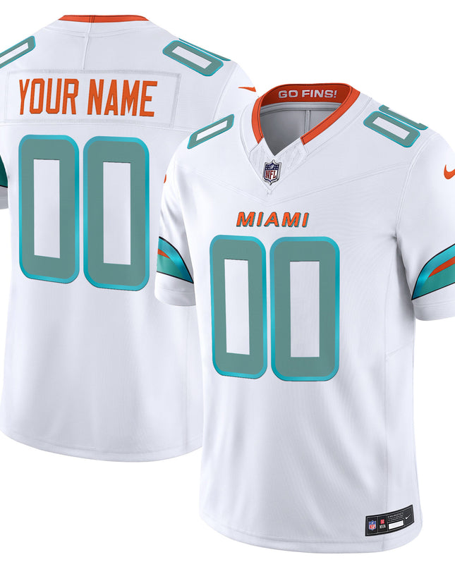 Miami Dolphins 2025 "Rivalries" Vapor Limited Custom Jersey - All Stitched