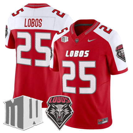 Men's New Mexico Lobos 2025 Vapor Limited Jersey - All Stitched