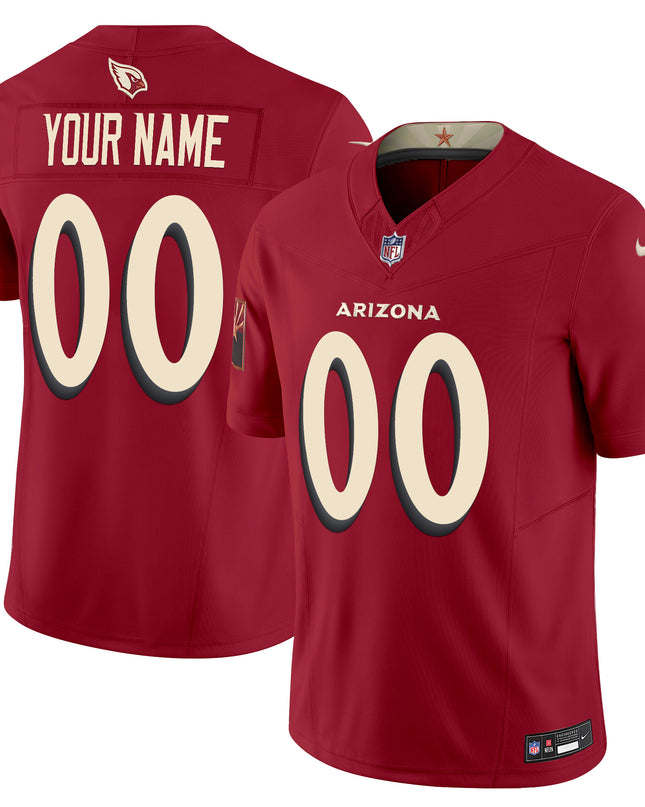 Arizona Cardinals 2025 "Rivalries" Vapor Limited Custom Jersey - All Stitched