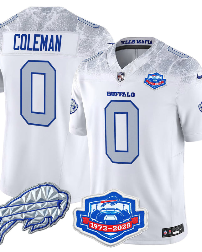 Men's Buffalo Bills 2025 "Rivalries" Vapor Limited Jersey - Farewell Season Patch - All Stitched
