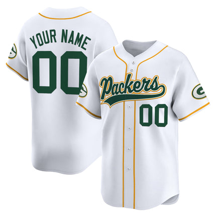 Green Bay Packers 2025 Vapor Baseball Custom Jersey - All Stitched