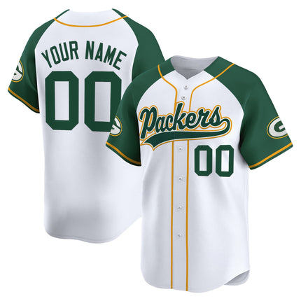 Green Bay Packers 2025 Vapor Baseball Custom Jersey - All Stitched