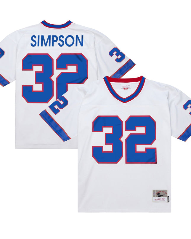 Men's Buffalo Bills Throwback Player Jersey - All Stitched
