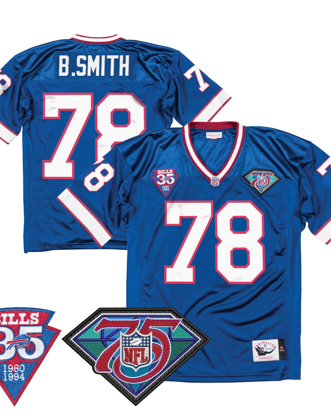 Men's Buffalo Bills Throwback Player Jersey - All Stitched