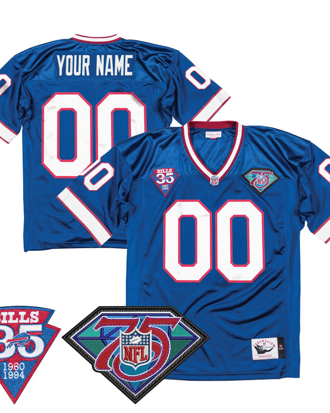 Buffalo Bills Throwback Custom Jersey - All Stitched