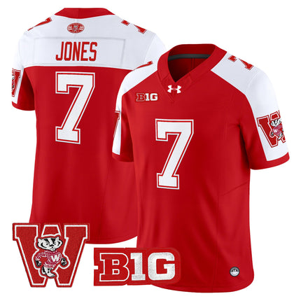 Men's Wisconsin Badgers Throwback Vapor Limited Jersey - All Stitched