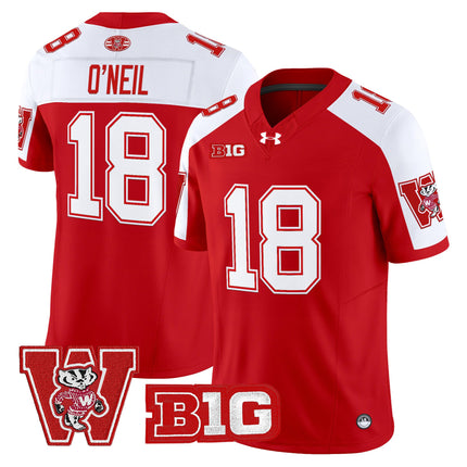 Men's Wisconsin Badgers Throwback Vapor Limited Jersey - All Stitched