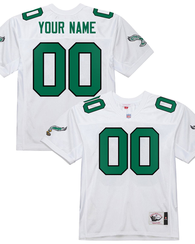 Philadelphia Eagles Throwback Custom Jersey - All Stitched