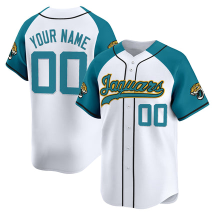 Jacksonville Jaguars 2025 Vapor Baseball Custom Jersey - All Stitched