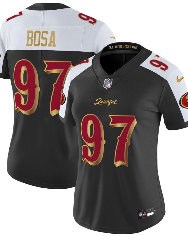 Women's San Francisco 49ers 2025 “Rivalries” Vapor Limited Jersey - All Stitched