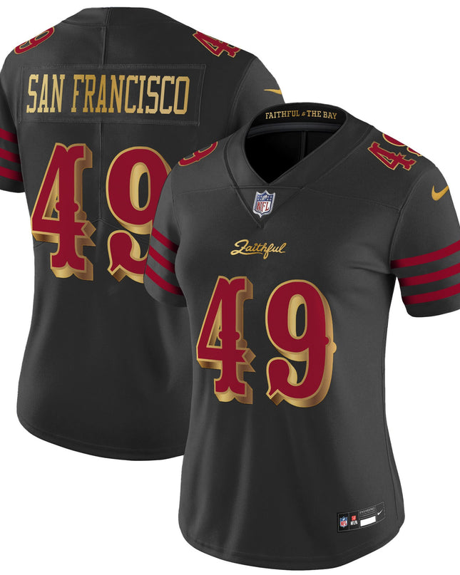 Women's San Francisco 49ers 2025 “Rivalries” Vapor Limited Jersey - All Stitched