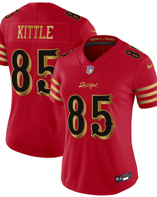 Women's San Francisco 49ers 2025 “Rivalries” Vapor Limited Jersey - All Stitched