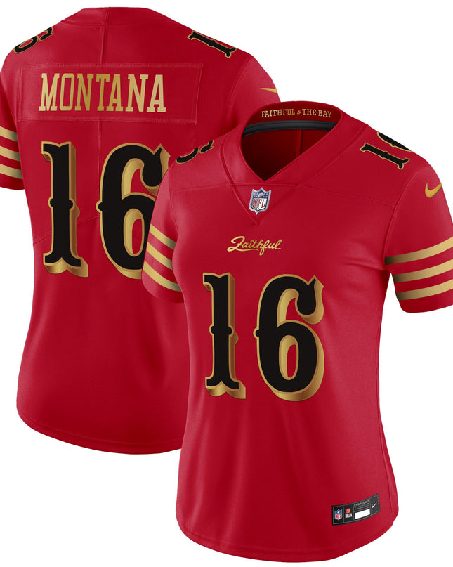 Women's San Francisco 49ers 2025 “Rivalries” Vapor Limited Jersey - All Stitched