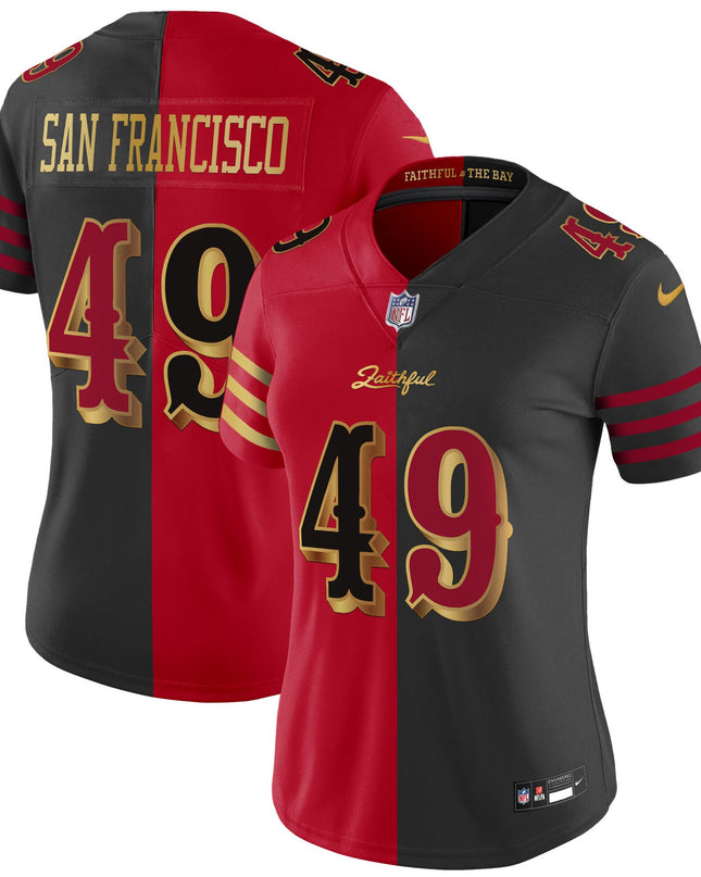 Women's San Francisco 49ers 2025 “Rivalries” Vapor Limited Jersey - All Stitched