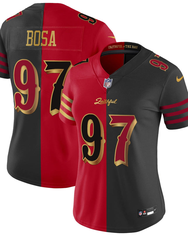 Women's San Francisco 49ers 2025 “Rivalries” Vapor Limited Jersey - All Stitched