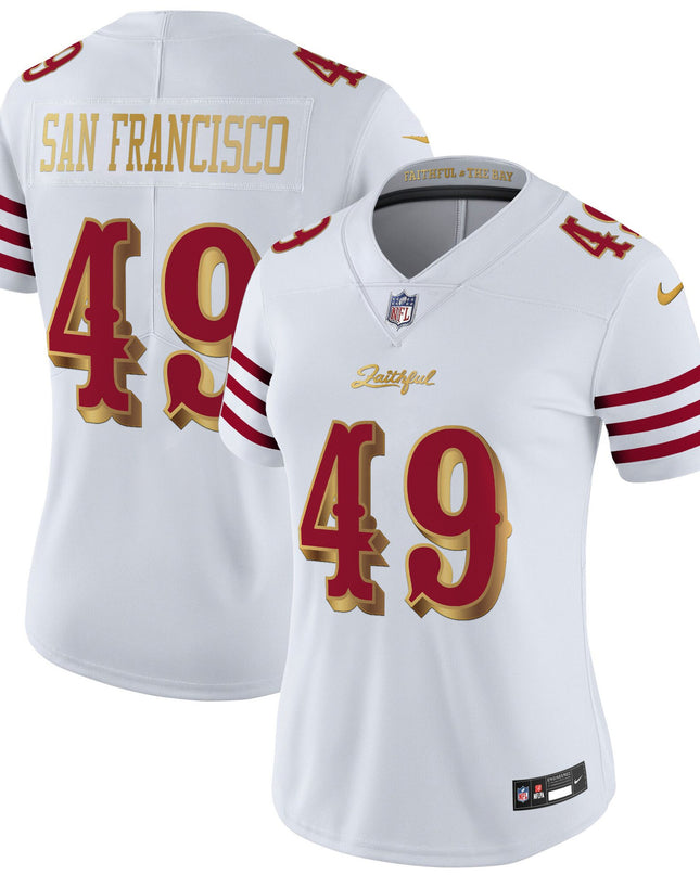 Women's San Francisco 49ers 2025 “Rivalries” Vapor Limited Jersey - All Stitched