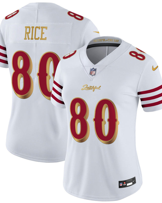 Women's San Francisco 49ers 2025 “Rivalries” Vapor Limited Jersey - All Stitched
