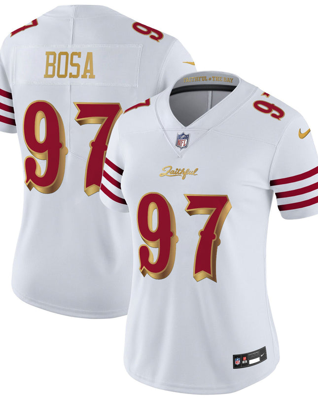 Women's San Francisco 49ers 2025 “Rivalries” Vapor Limited Jersey - All Stitched