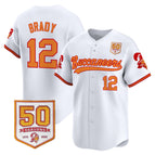 White Throwback / Tom Brady / S