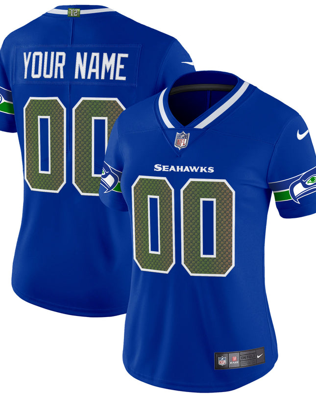 Seattle Seahawks 2025 "Rivalries" Vapor Limited Custom Jersey - All Stitched