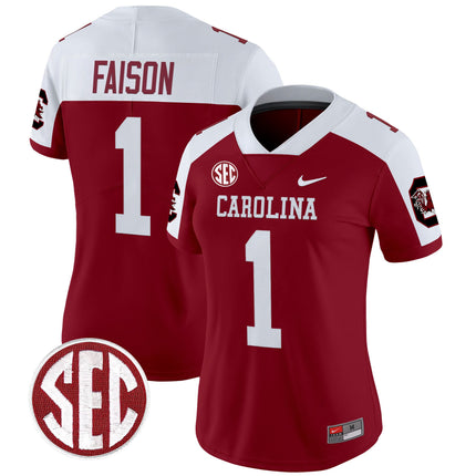 Women's South Carolina Gamecocks 1980 Throwback Vapor Limited Jersey – Rebrand 2026 – All Stitched