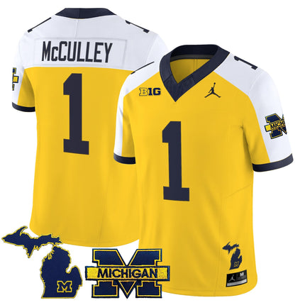 Men's Michigan Wolverines 2025 Vapor Limited Jersey V2 - All Stitched