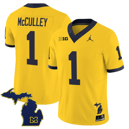 Men's Michigan Wolverines 2025 Vapor Limited Jersey V2 - All Stitched