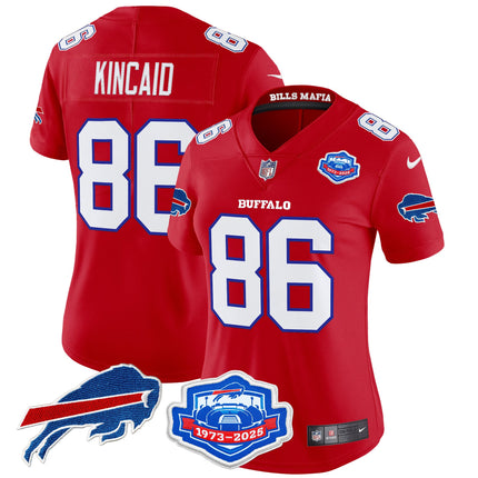 Women's Buffalo Bills 2025 "Rivalries" Vapor Limited Jersey - Farewell Season Patch - All Stitched