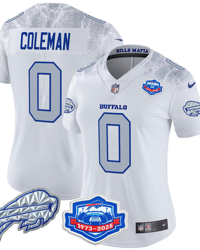 Women's Buffalo Bills 2025 "Rivalries" Vapor Limited Jersey - Farewell Season Patch - All Stitched