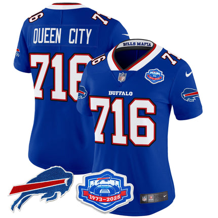 Women's Buffalo Bills 2025 "Rivalries" Vapor Limited Jersey - Farewell Season Patch - All Stitched