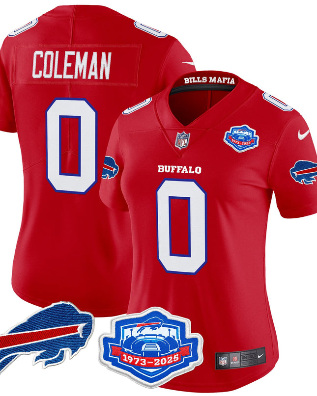Women's Buffalo Bills 2025 "Rivalries" Vapor Limited Jersey - Farewell Season Patch - All Stitched