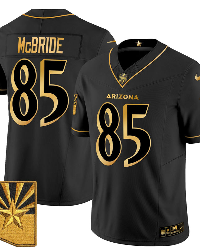 Men's Arizona Cardinals 2025 "Rivalries" Gold Vapor Limited Jersey - All Stitched