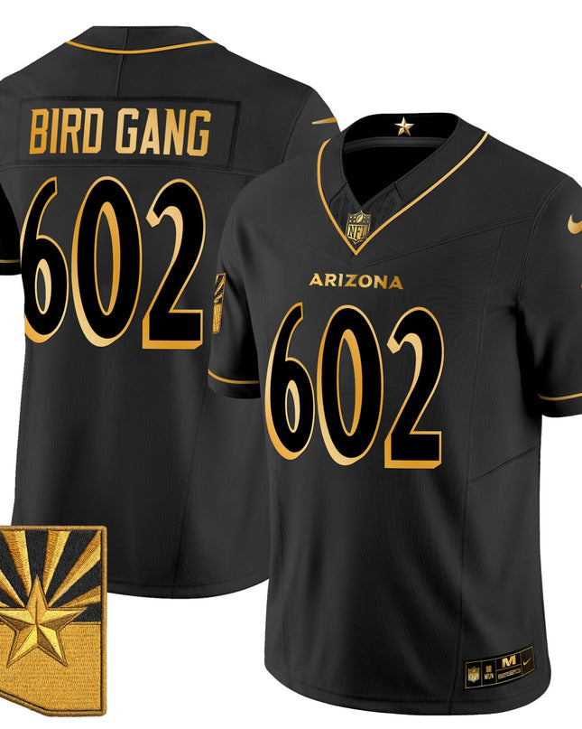 Men's Arizona Cardinals 2025 "Rivalries" Gold Vapor Limited Jersey - All Stitched
