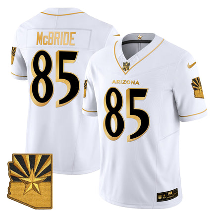 Men's Arizona Cardinals 2025 "Rivalries" Gold Vapor Limited Jersey - All Stitched