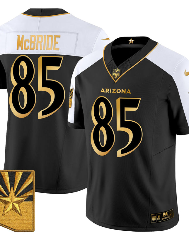 Men's Arizona Cardinals 2025 "Rivalries" Gold Vapor Limited Jersey - All Stitched
